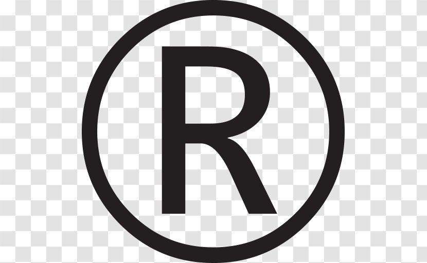Registered Trademark Symbol Copyright - Area Transparent PNG