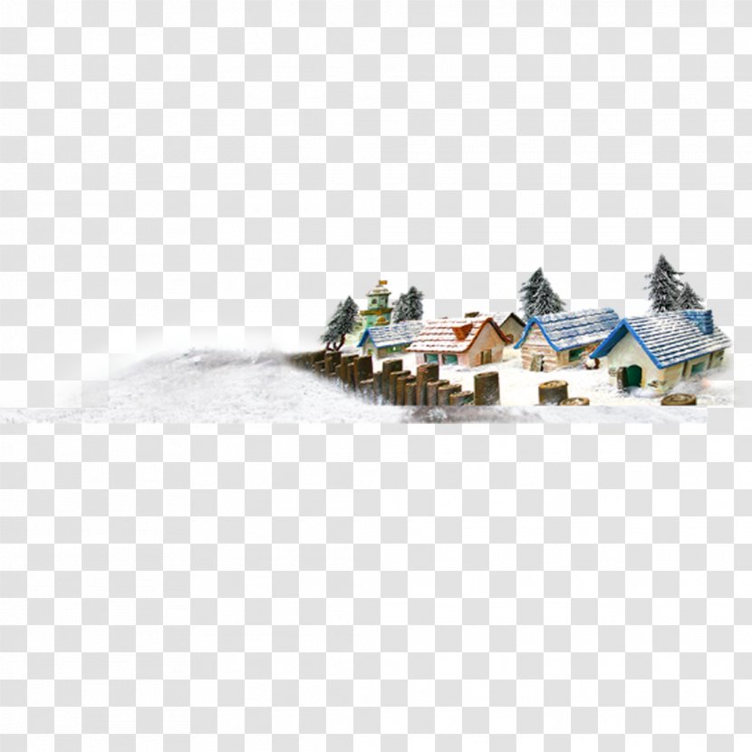 U6751u5e84 Snow Computer File - Village Transparent PNG