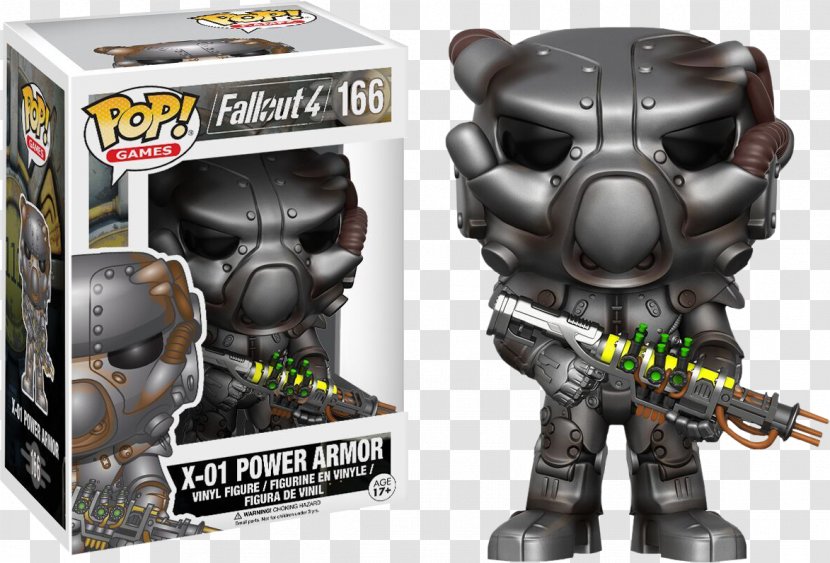 Funko POP Games: Fallout 4 X-01 Power Armor Toy POP! Vault Boy Vinyl Figure Armour Transparent PNG