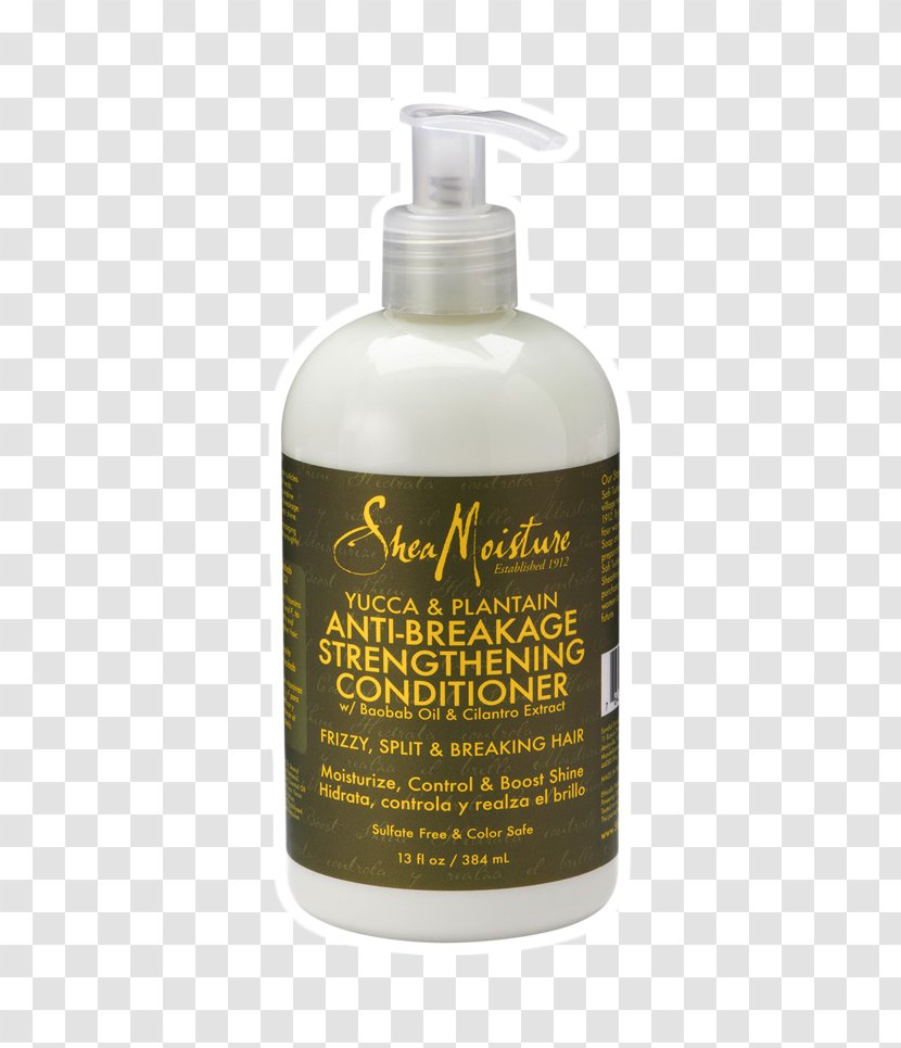 SheaMoisture Yucca & Plantain Anti-Breakage Strengthening Conditioner Baobab Thickening Shampoo Shea Moisture Organic Antibreakage Masque 12 OZ Hair Care - Skin - Vita Coco Nutrition Facts Transparent PNG