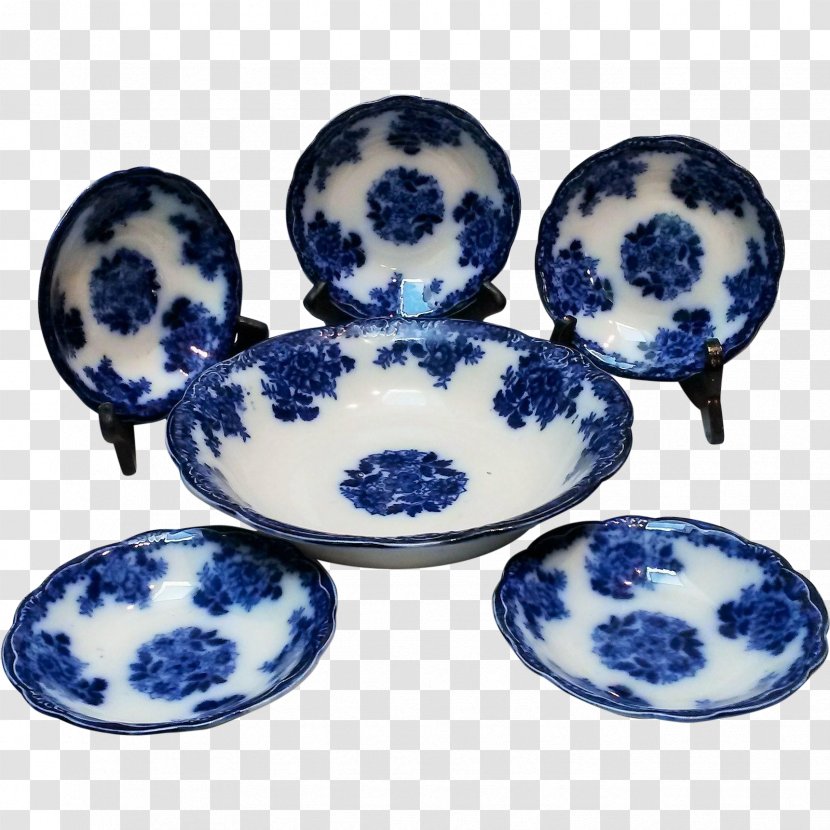 Tableware Ceramic Porcelain Plate Saucer - Blueberry Transparent PNG