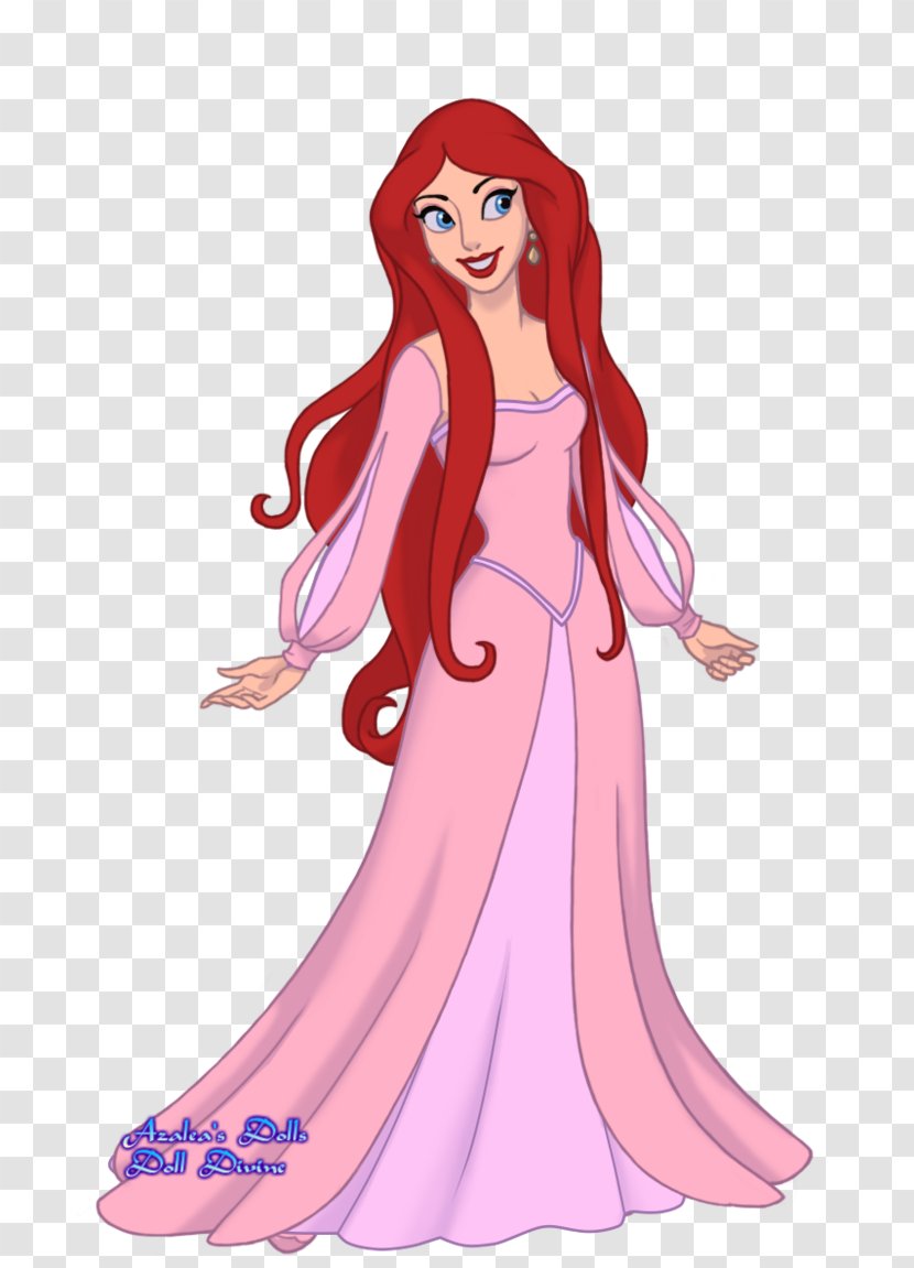 Ariel DeviantArt AzaleasDolls Disney Princess - Cartoon - Shell Transparent PNG