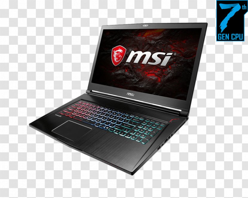 Laptop Mac Book Pro MSI GS73VR Stealth Intel Core I7 - Microstar International Transparent PNG