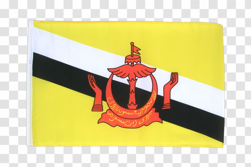 Flag Of Brunei Fahne Malaysia - Orange Transparent PNG
