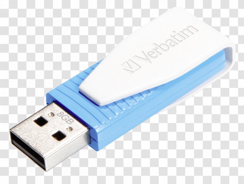 USB Flash Drives Verbatim Store 'n' Go Swivel Computer Data Storage SanDisk Cruzer Blade 2.0 - Usb Transparent PNG