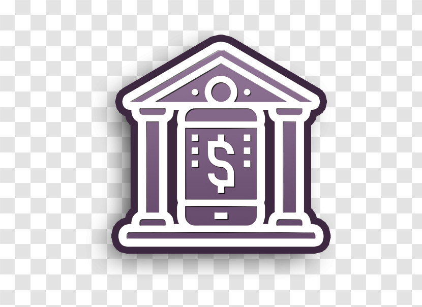 Online Banking Icon Fintech Icon Digital Banking Icon Transparent PNG