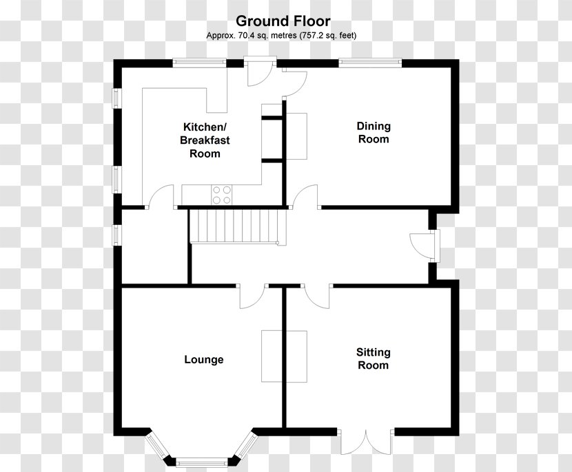 Floor Plan Paper Line Angle - Rectangle - Lake Isle Of Wight Transparent PNG
