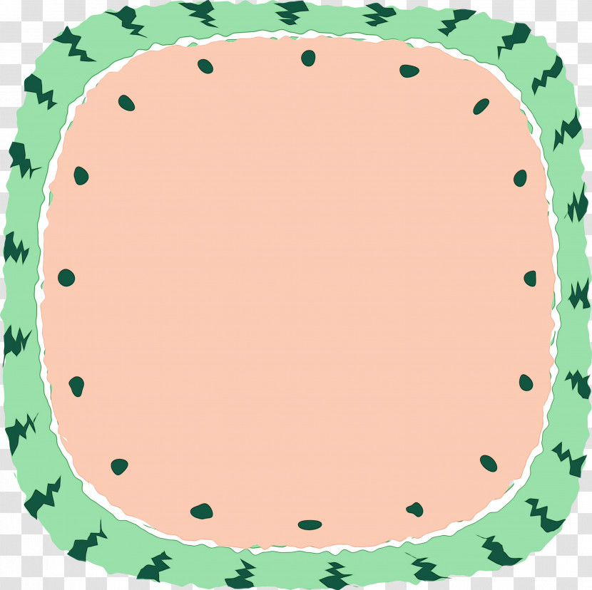 Green Plate Dishware Tableware Circle Transparent PNG