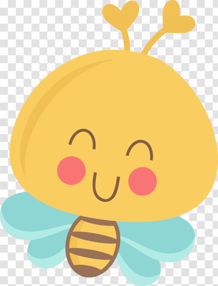 Bee Insect Cuteness Clip Art - Smile - Snails Transparent PNG
