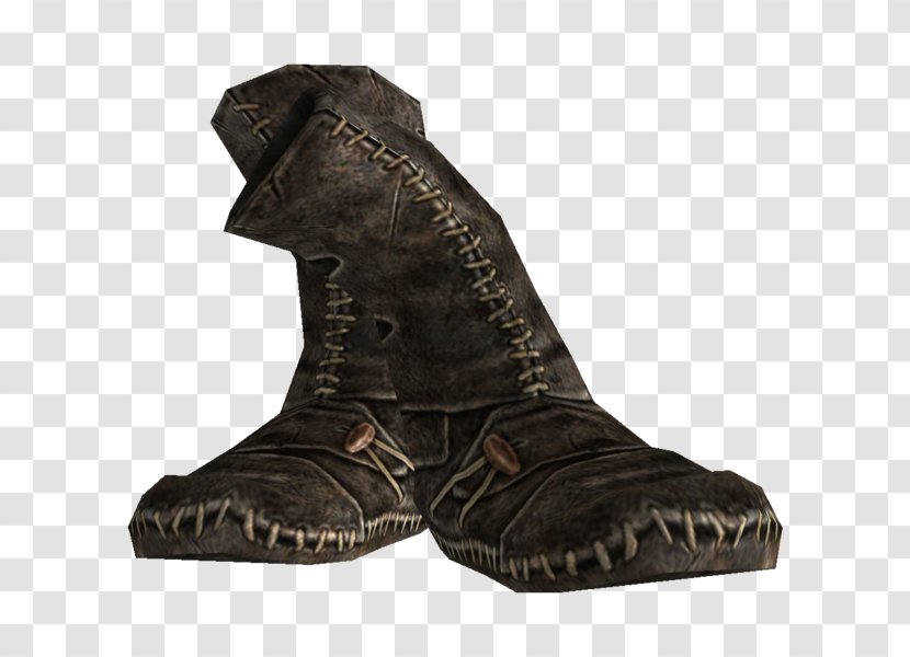 The Elder Scrolls V: Skyrim – Dragonborn Snow Boot Cowboy Clothing - Wiki Transparent PNG