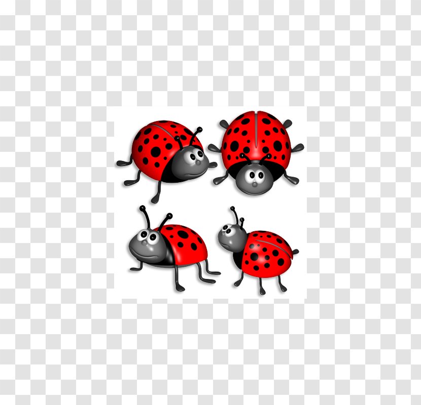 Ladybird Beetle Sticker Cartoon Clip Art - Insect Transparent PNG