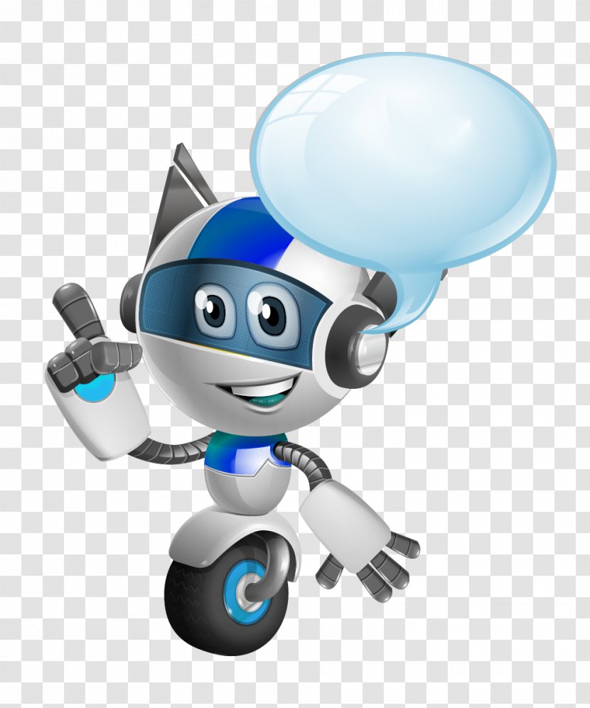 Robot Cartoon Internet Radio Broadcasting Station Transparent PNG