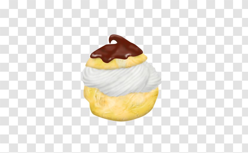 Cream Bocadito De Nata Profiterole Choux Pastry - Frozen Dessert - Chou Transparent PNG