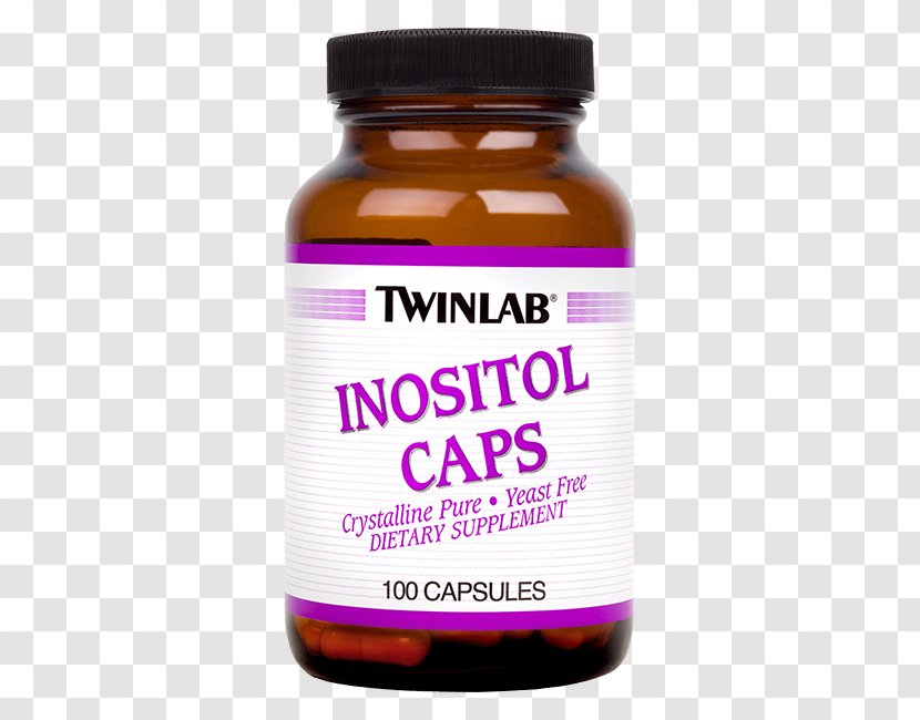 Dietary Supplement Twinlab Capsule Inositol Vitamin - Tablet Transparent PNG