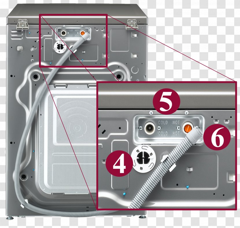 Washing Machines LG Electronics Leak Home Appliance Washer - Kenmore - Lg Dishwasher Filter Cleaning Transparent PNG