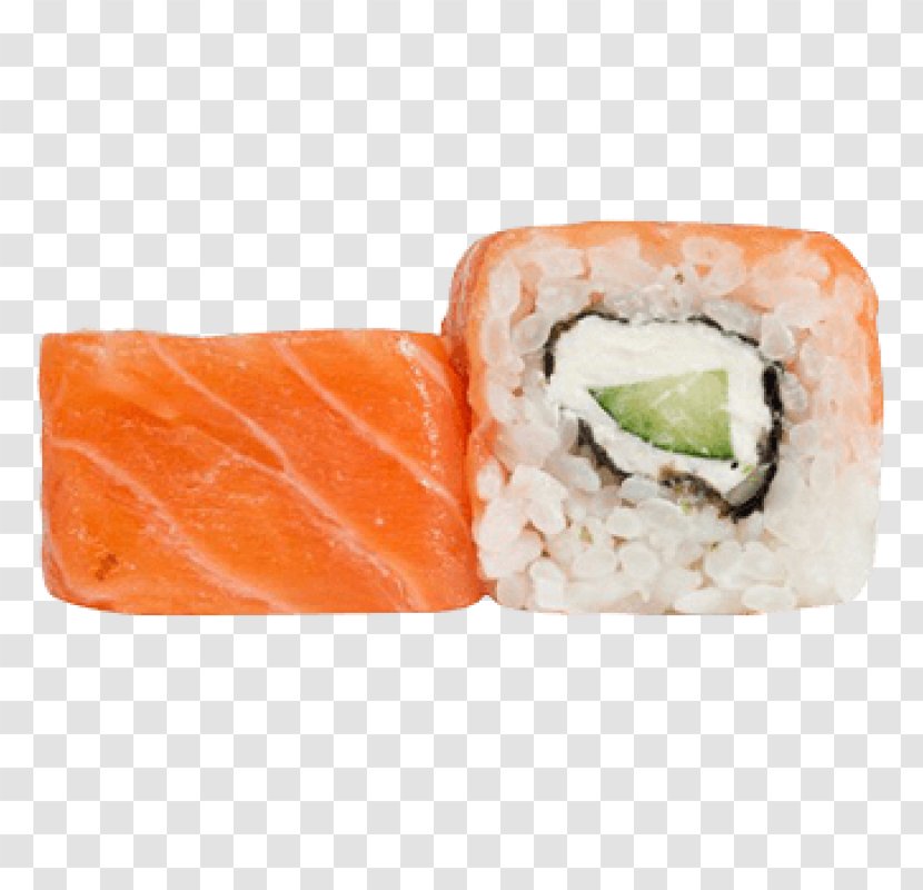 California Roll Smoked Salmon Philadelphia Sashimi Sushi - Japanese Cuisine Transparent PNG