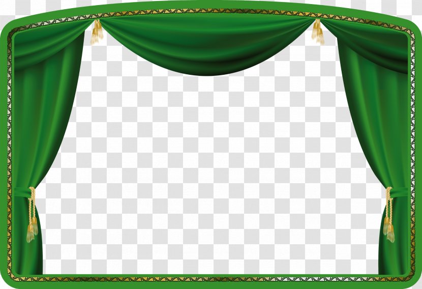 Theater Drapes And Stage Curtains Clip Art - Film - Scenes Transparent PNG