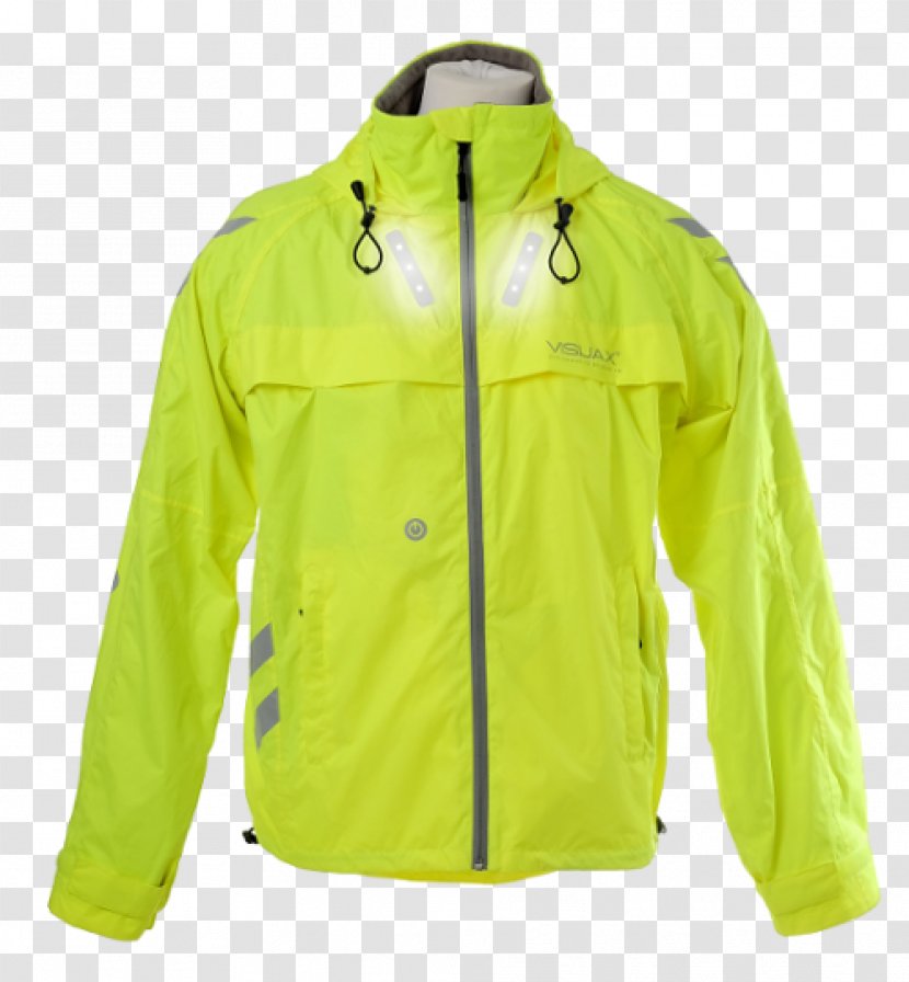 Jacket T-shirt Raincoat Polar Fleece Hood - Tree - Yellow Transparent PNG