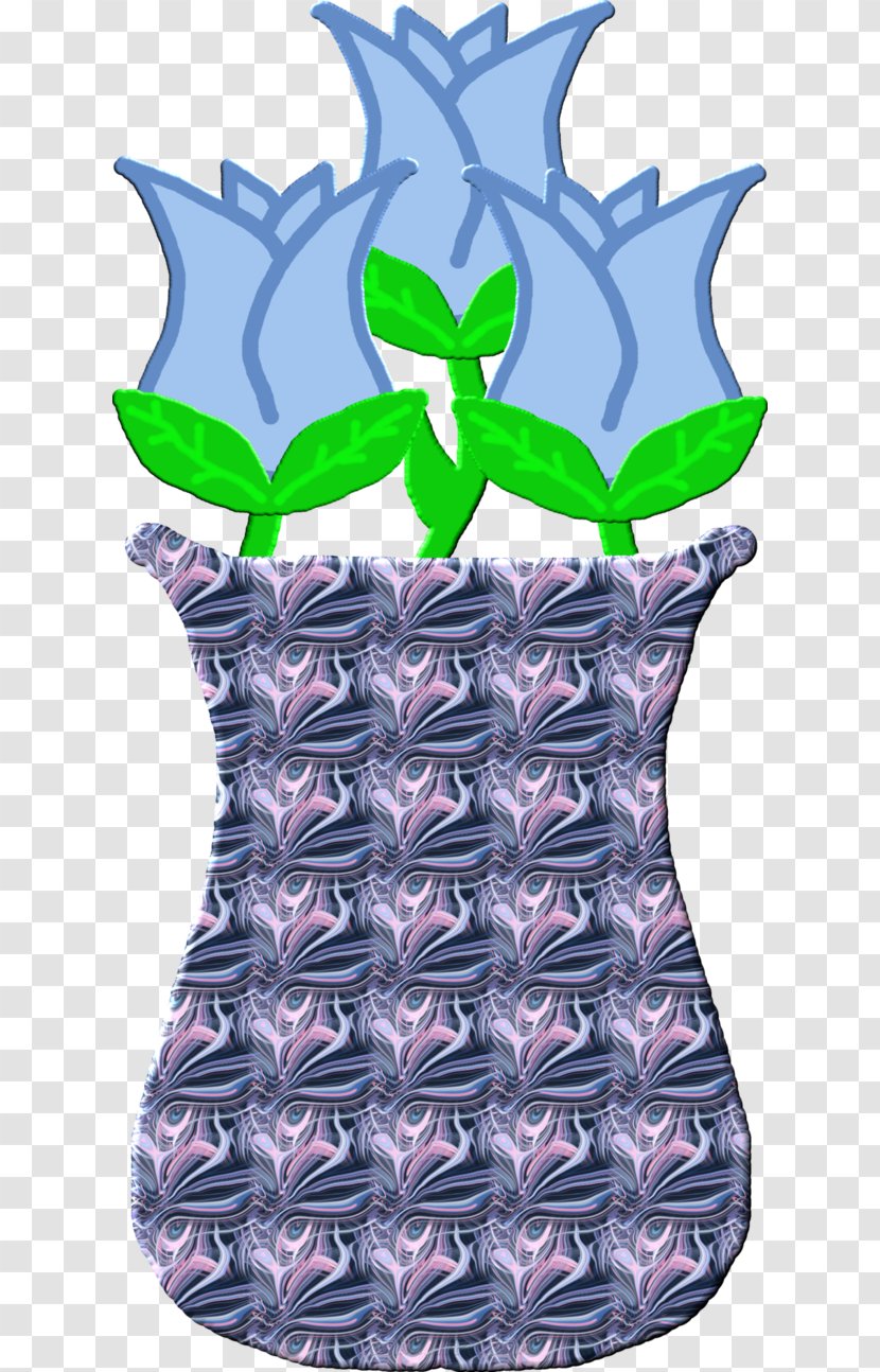 Leaf Flowerpot Pattern Purple Font - Tree - Beautiful Blue Roses Transparent PNG