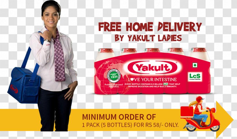 Yakult Lady Delivery Retail Supermarket - Banner - Home Transparent PNG