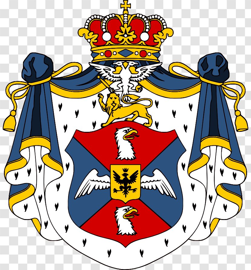 Prince-Bishopric Of Montenegro Coat Arms Crest Petrović-Njegoš Dynasty - Art Transparent PNG