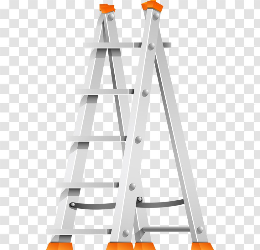 Royalty-free Tool Clip Art - Painting - Cartoon Painted Ladder Transparent PNG