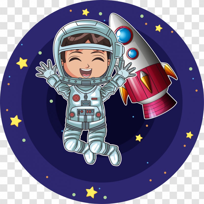 Astronaut Outer Space Universe Spacecraft - Fictional Character Transparent PNG