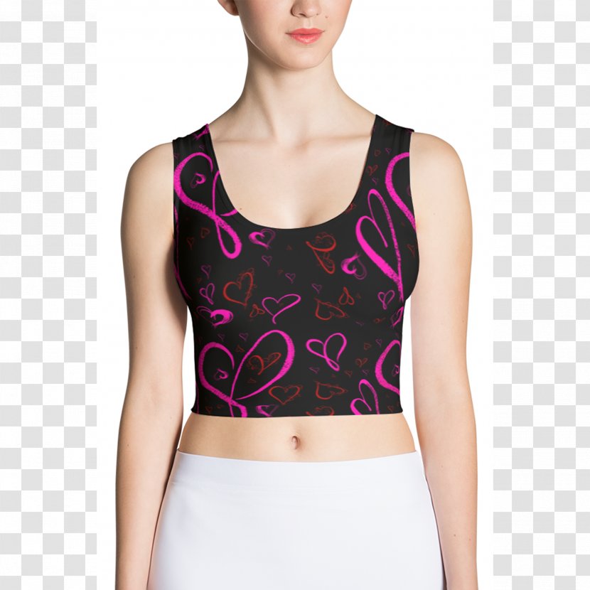 Crop Top Clothing All Over Print Fashion - Frame - Tops Transparent PNG