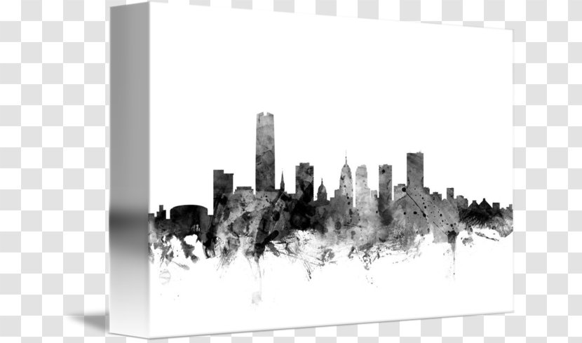 Oklahoma City Skyline Canvas Print Printing Printmaking - Paul Transparent PNG