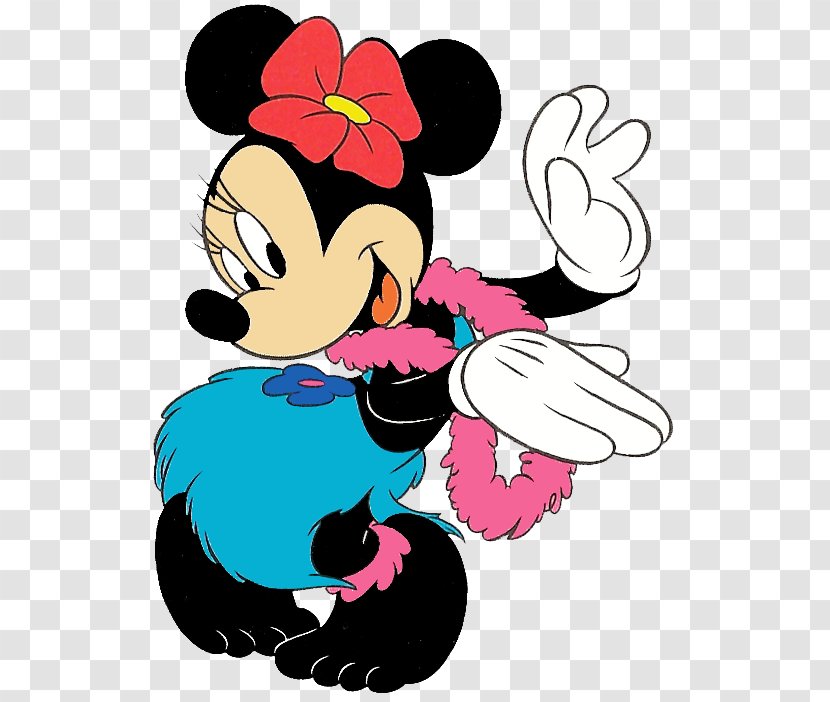 Minnie Mouse Mickey Figaro Hula Clip Art - Wendy Darling Transparent PNG
