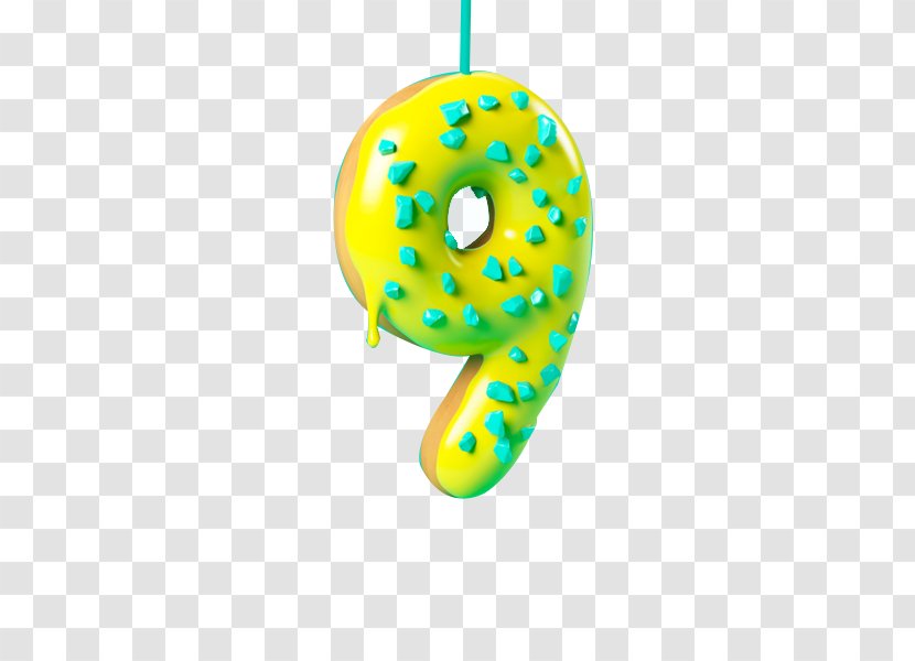 Digital Data Yellow Icon - Organism - Creative Cartoon Donut Transparent PNG