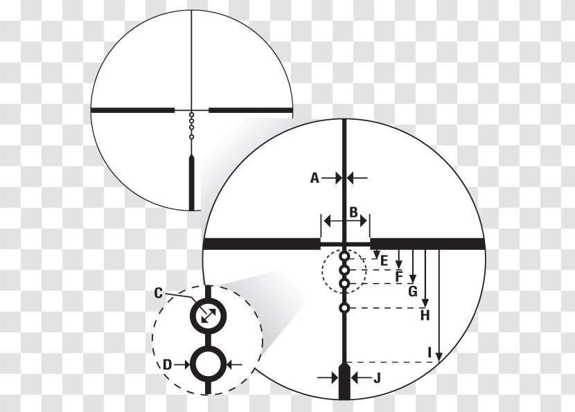 Telescopic Sight Reticle Binoculars Nikon Rimfire Ammunition - Prostaff 3 Rangefinder 6x Transparent PNG