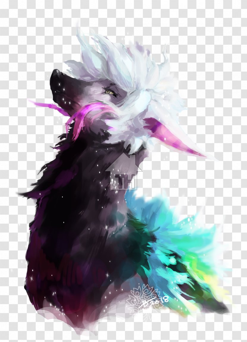Feather - Dog Like Mammal - Tail Transparent PNG