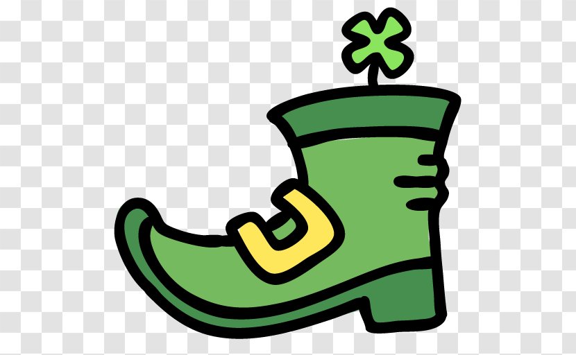 Leprechaun Ireland Four-leaf Clover Shoe Clip Art - Saint Patrick's Day Transparent PNG