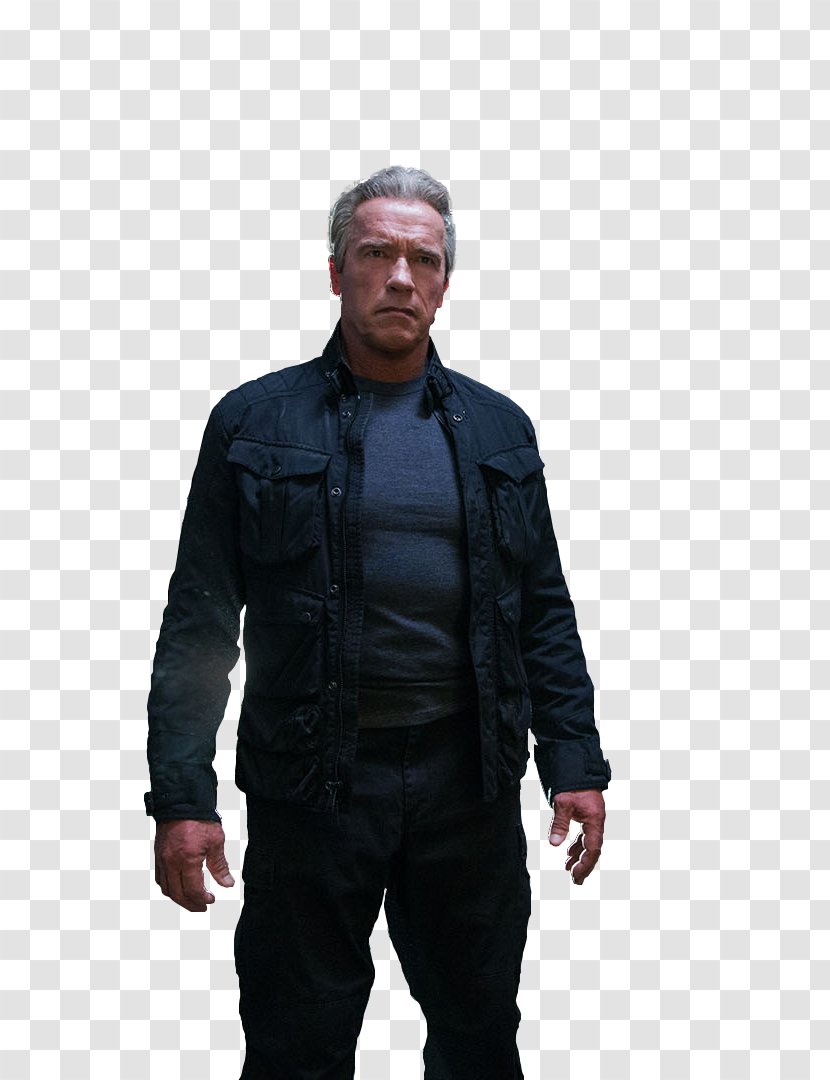 Arnold Schwarzenegger Terminator Genisys Jacket The - Material Transparent PNG