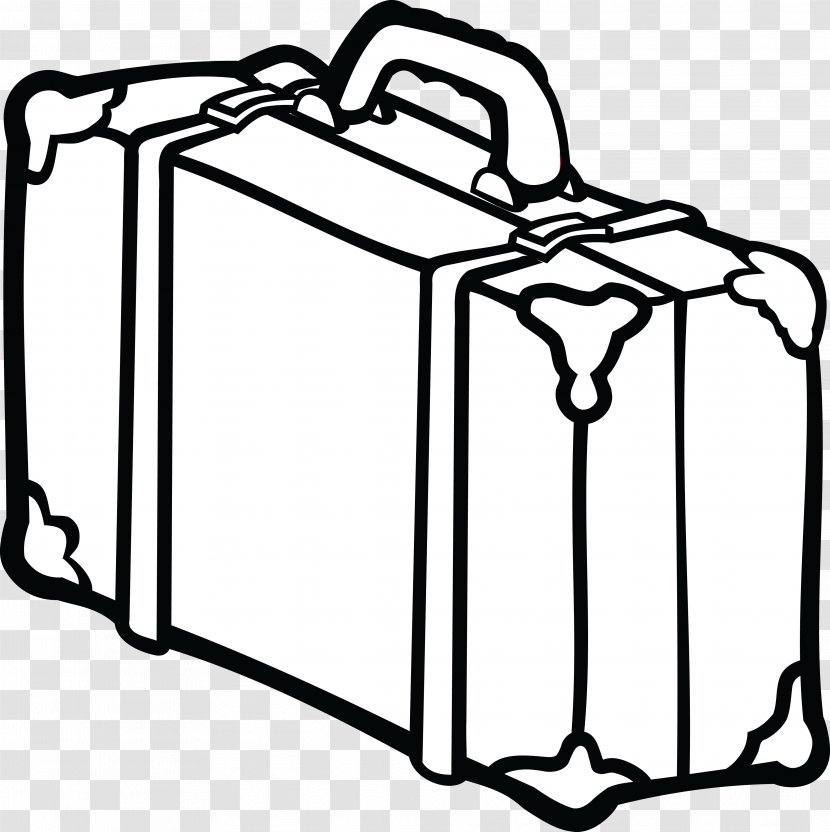 Suitcase Baggage Clip Art - White Transparent PNG
