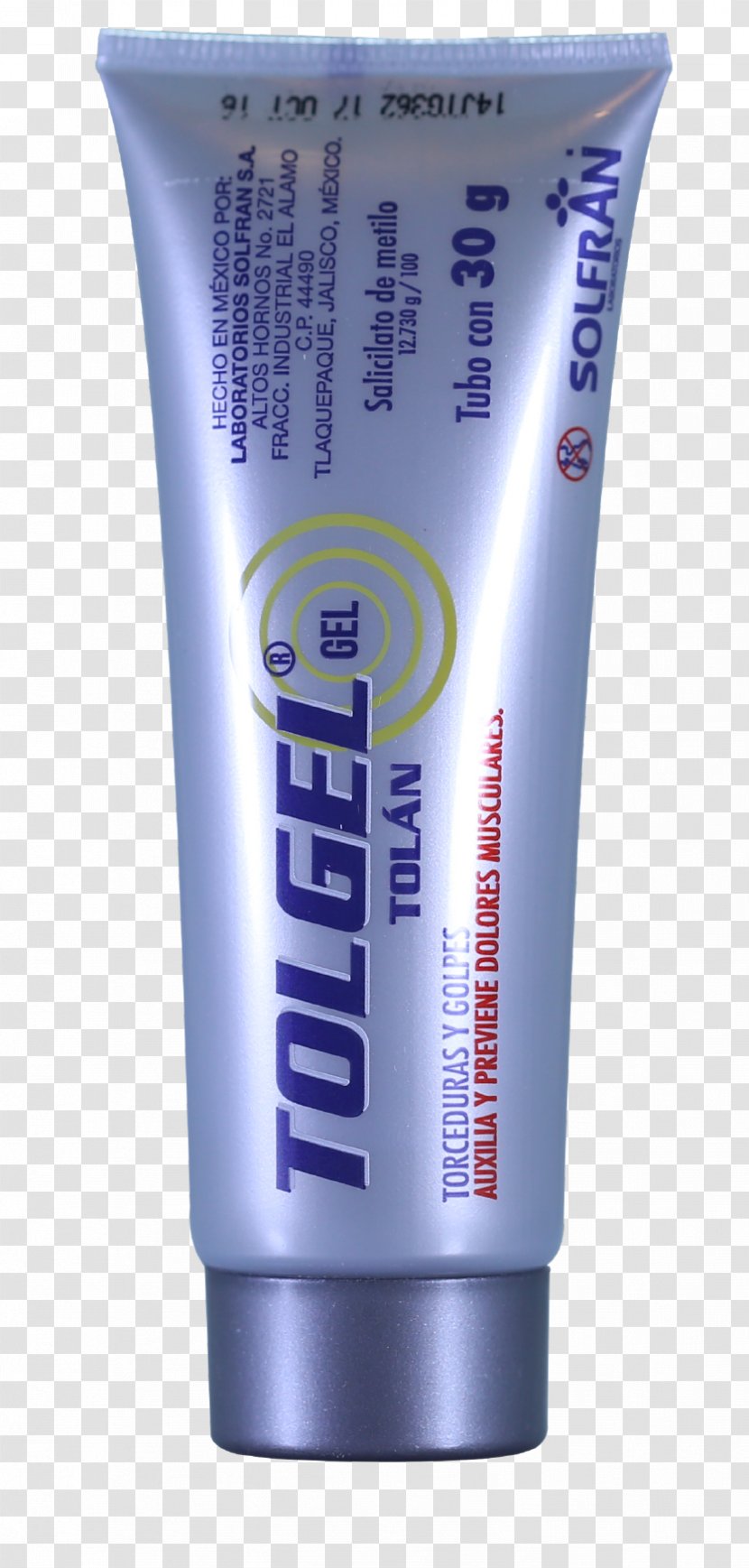 Cream Methyl Salicylate Salve Gel - Tubo Transparent PNG