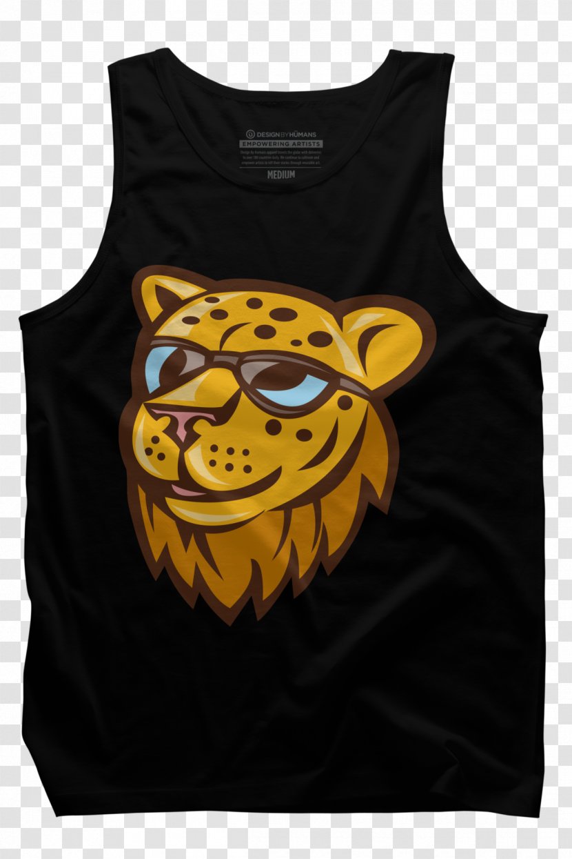T-shirt Sleeveless Shirt Clothing Outerwear Gilets - Cheetah Transparent PNG