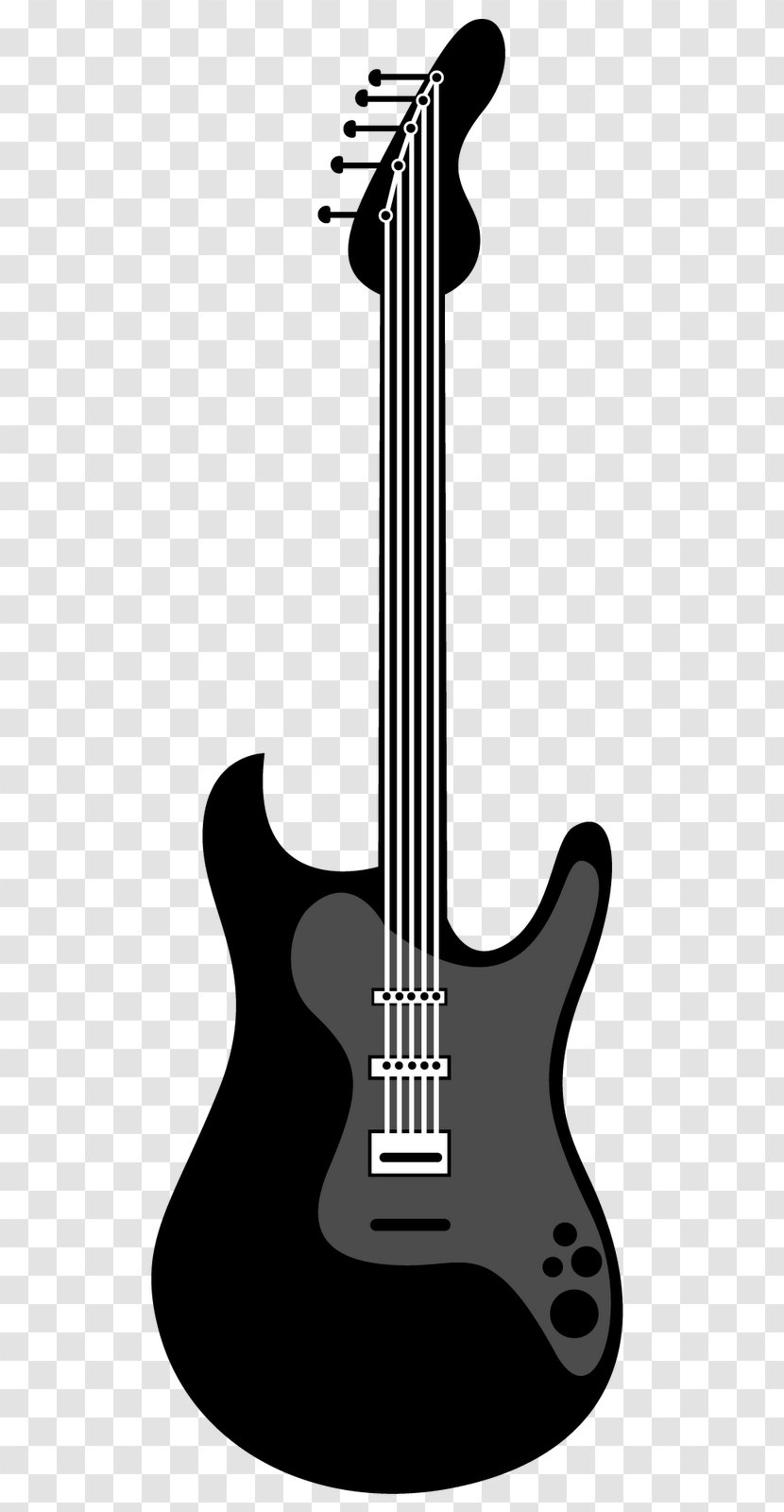Electric Guitar String Instruments Musical Acoustic - Tree - Vector Transparent PNG