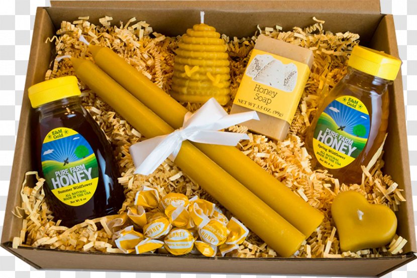 Bee Food Gift Baskets Vegetarian Cuisine Honey - Box Summary Transparent PNG