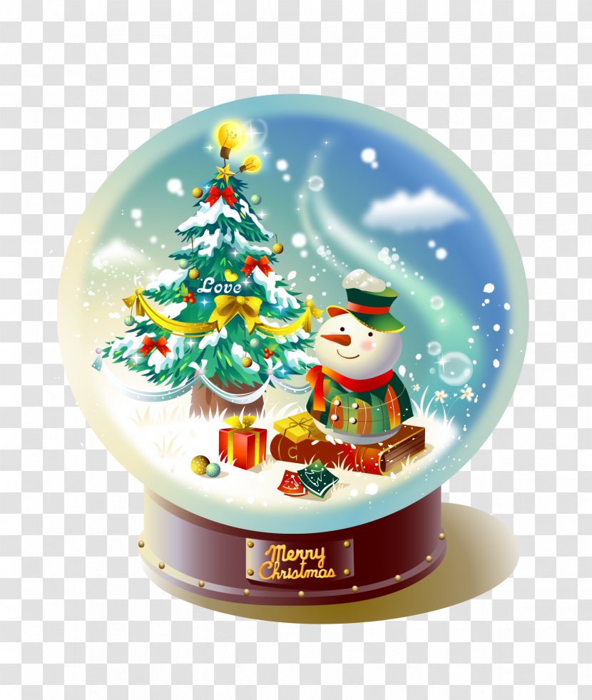 Christmas Crystal Ball - Snowflake Transparent PNG