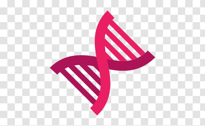 DNA Helix Font - Magenta - Double Transparent PNG