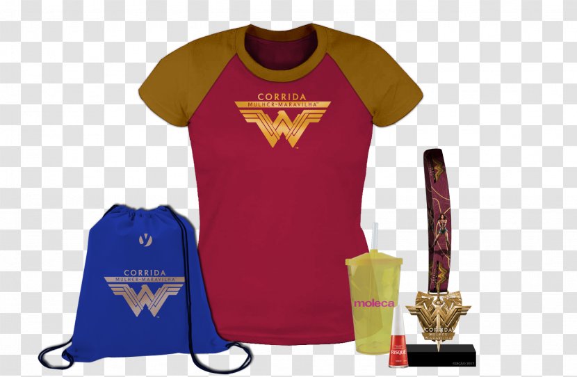 Wonder Woman Steve Trevor T-shirt Racing Female - Gal Gadot - Corrida Transparent PNG
