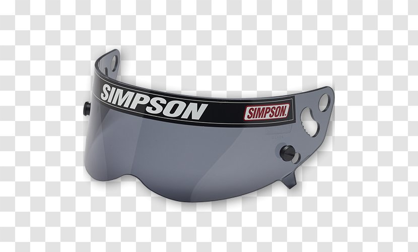 Motorcycle Helmets Visor Simpson Performance Products Goggles - Cartoon Transparent PNG