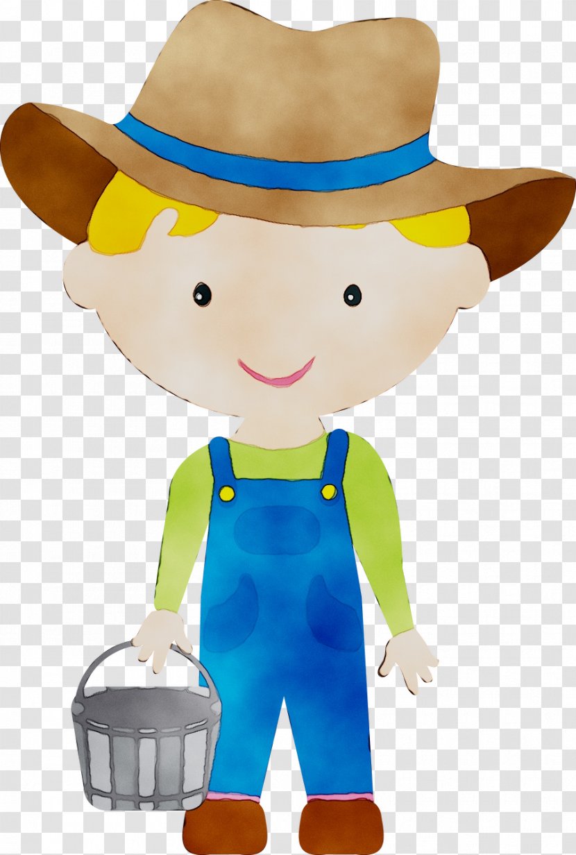 Clip Art Sombrero Hat Cartoon Boy - Action Figure - Cowboy Transparent PNG