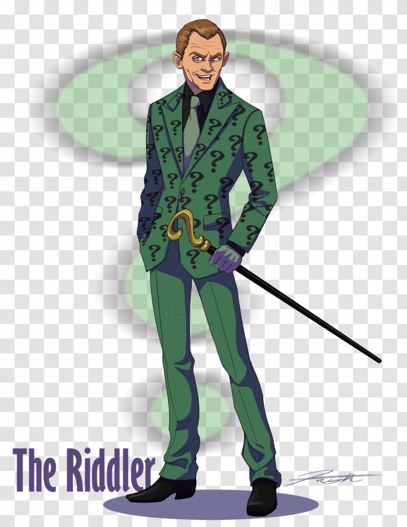 The Riddler Batman Robin Comedian - Standing Transparent PNG