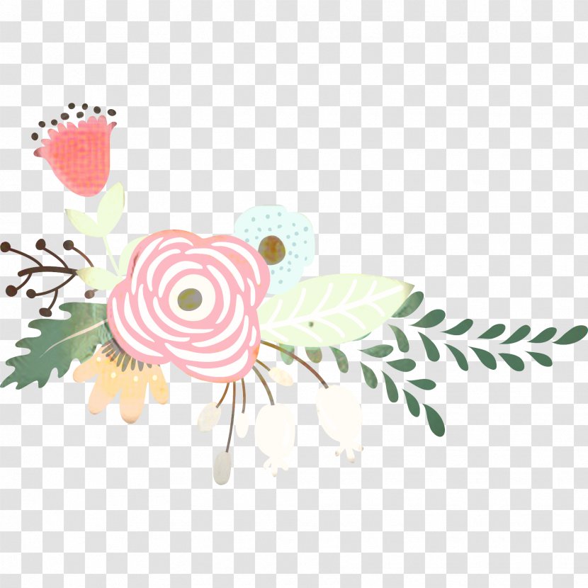 Butterfly Clip Art Illustration M / 0d Cut Flowers - Pink Transparent PNG