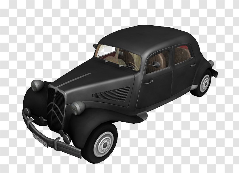 Antique Car Citroën Traction Avant Model - Scale Transparent PNG
