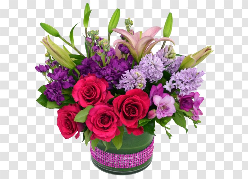 Floral Design Cut Flowers Flower Bouquet Flowerpot - Rose - Romance Transparent PNG