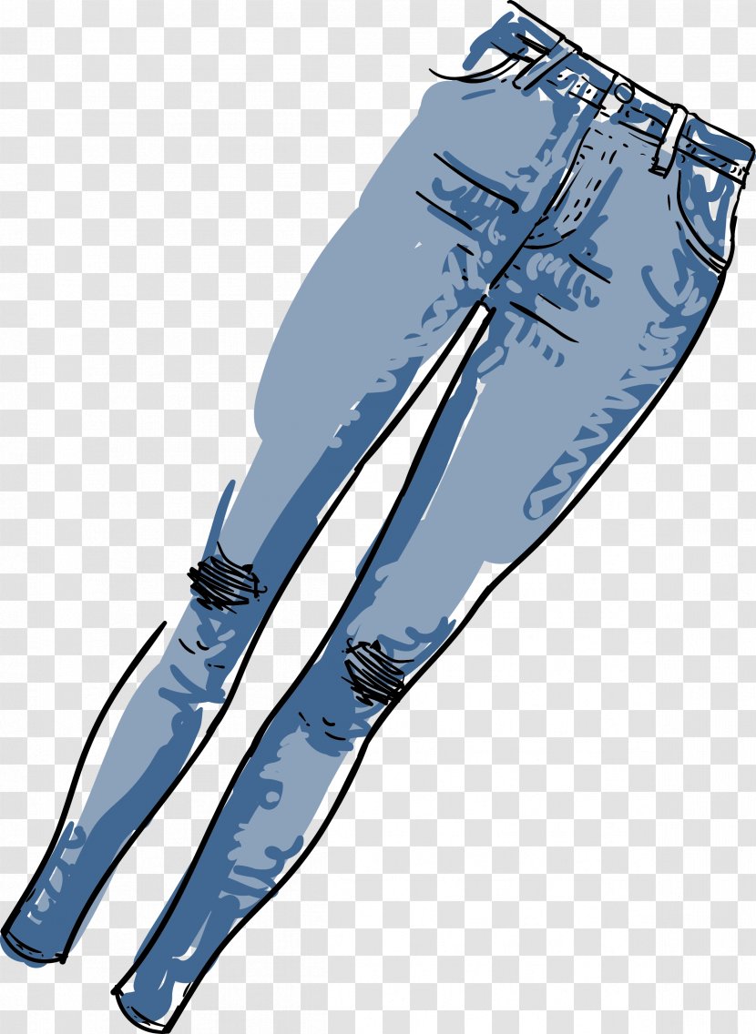 Jeans Designer - Decoration Design Vector Transparent PNG